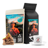 JT Coffee Gourmet Ground Coffee, Coffee Capsules & Coffee Cup Combo Premium Colombian Roast