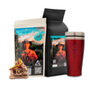 JT Coffee Gourmet Ground Coffee, Coffee Capsules & Thermal Tumbler Combo Premium Colombian Roast
