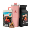JT Coffee Gourmet Ground Coffee, Coffee Capsules & Thermal Tumbler Combo Premium Colombian Roast