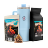 JT Coffee Gourmet Ground Coffee, Coffee Capsules & Thermal Tumbler Combo Premium Colombian Roast