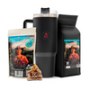 JT Coffee Gourmet Ground Coffee, Coffee Capsules & Thermal Tumbler Combo Premium Colombian Roast